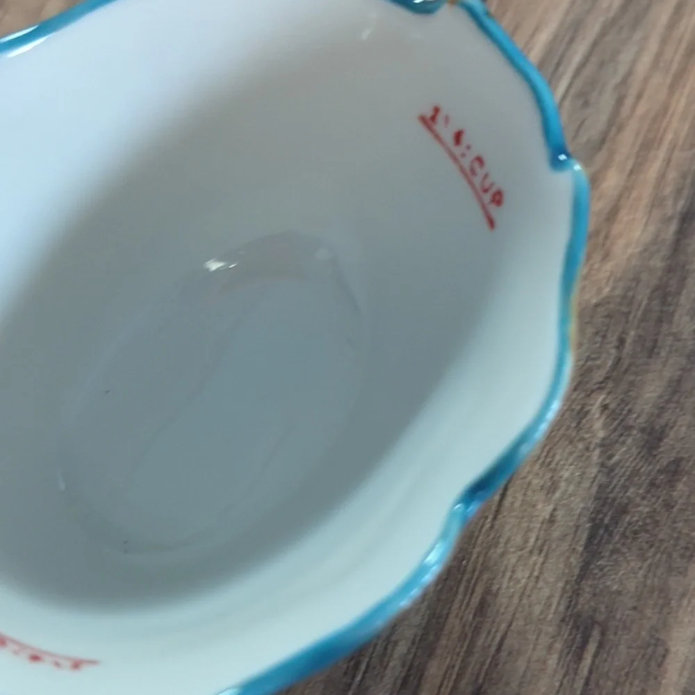 Pier 1 Imports Owl Design Nesting Measurin Bowls Set.